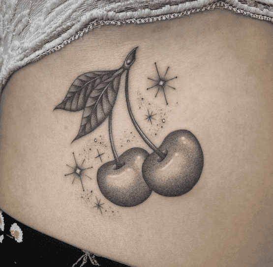 Historical Means of cherry tattoo