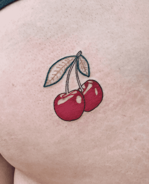 Personal meanings of cherry tattoo