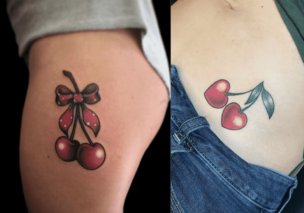 What do cherries mean in tattoos