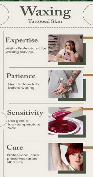 Tips of waxing tattoo