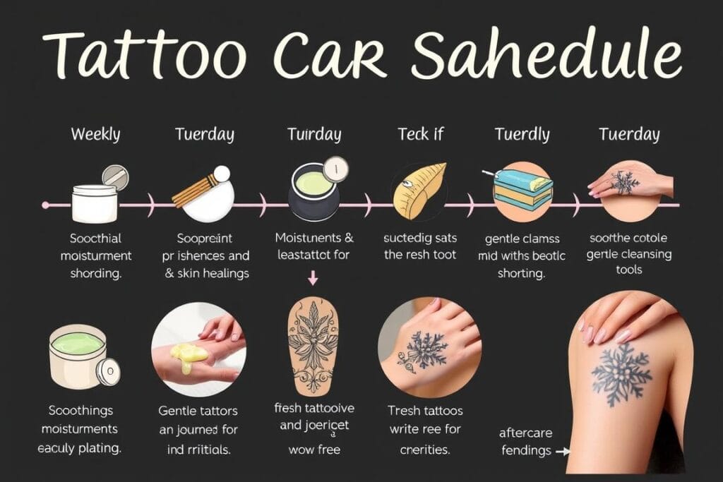 tattoo care schedule