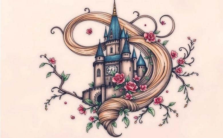 rapunzel tattoo design ideas