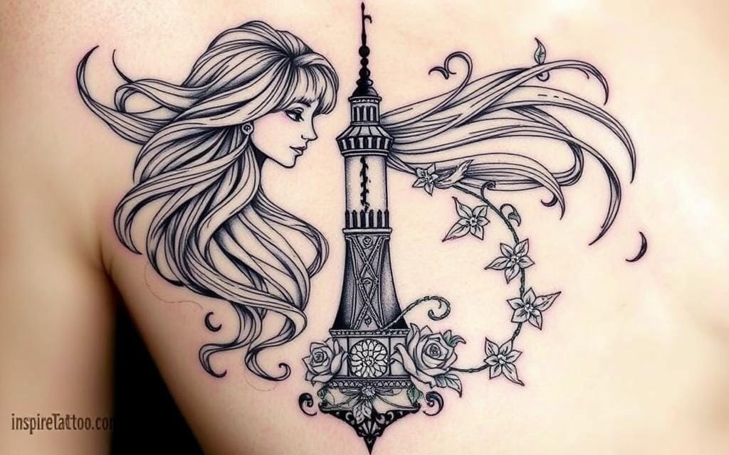 rapunzel tattoo ideas and designs