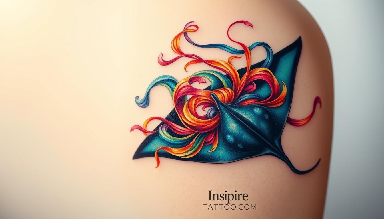 stingray tattoo colors