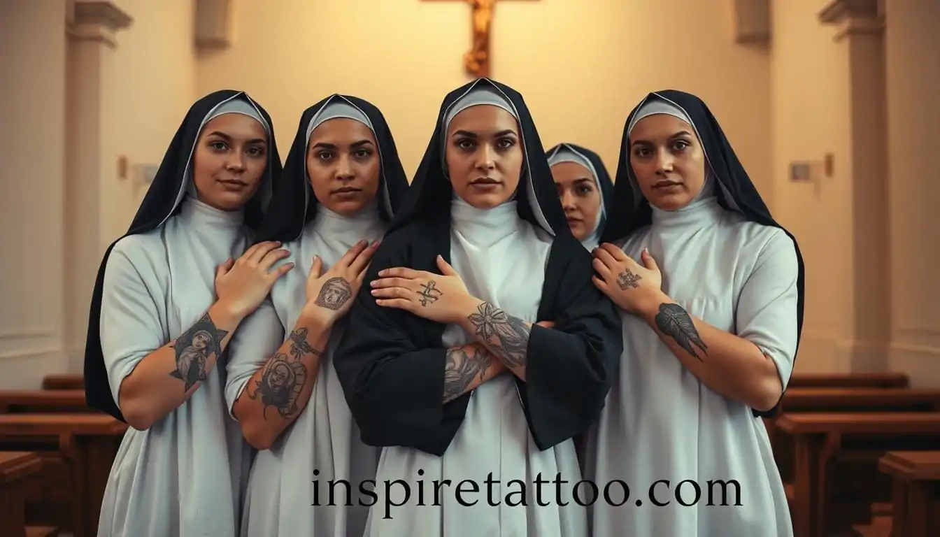 Can nuns have tattoos