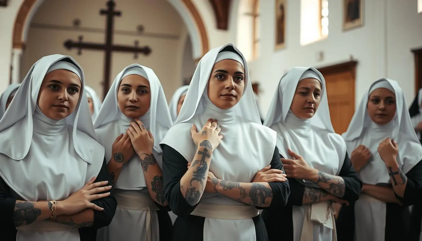 nuns with tattoos