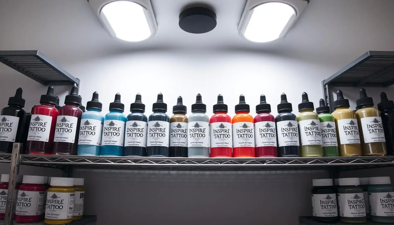 tatoo inks storage